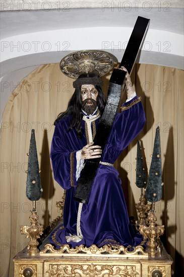 A statue of the Christ, Sao Francisco Church, Evora, Portugal, 2009. Artist: Samuel Magal