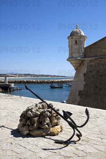 A watchtower of the Forte da Ponta da Bandeira, Lagos, Portugal, 2009. Artist: Samuel Magal