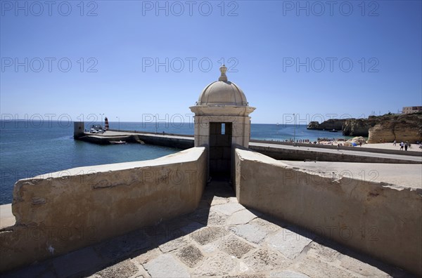 A watchtower of the Forte da Ponta da Bandeira, Lagos, Portugal, 2009. Artist: Samuel Magal