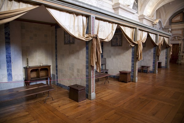 Monks cells in the monastery of Mafra National Place (Palacio de Mafra), Mafra, Portugal, 2009. Artist: Samuel Magal