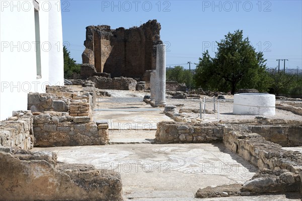 The east side of the peristylium, Milreu, Portugal, 2009. Artist: Samuel Magal