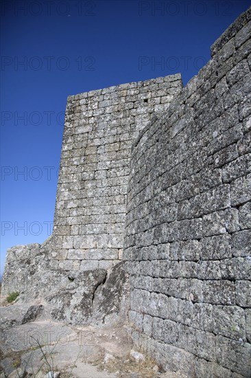 The walls of Monsanto Castle, Monsanto, Portugal, 2009. Artist: Samuel Magal