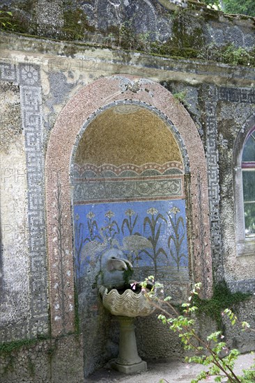 A fountain in Regaleira Palace, Sintra, Portugal., 2009. Artist: Samuel Magal