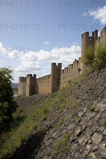 The moat of the castle of the Knights Templar of Tomar, Tomar, Portugal, 2009. Artist: Samuel Magal