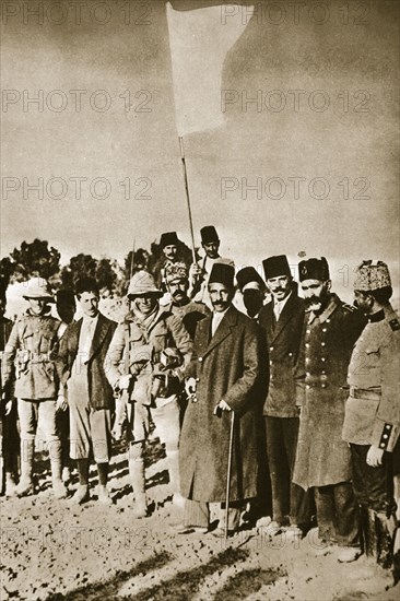The surrender of Jerusalem, World War I, 1917. Artist: Unknown