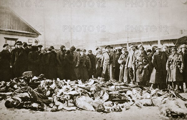 Casualties of the Red and White Armies in Siberia, Russian Civil War, c1918-c1923. Artist: Unknown