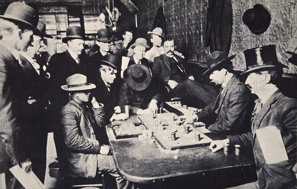 Playing Faro in the Orient Saloon, Bisbee, Arizona, USA, 1903. Artist: Unknown