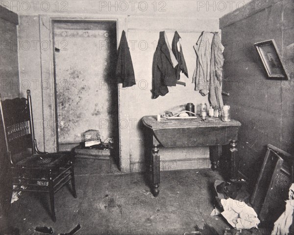 Tenement housing, New York City, USA, 1890s. Artist: Unknown