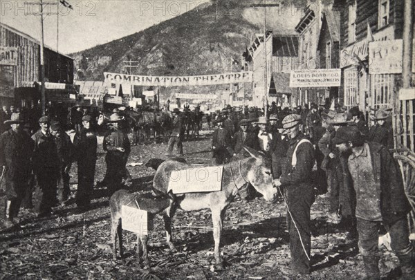 Front Street, Dawson, c1898. Artist: Unknown