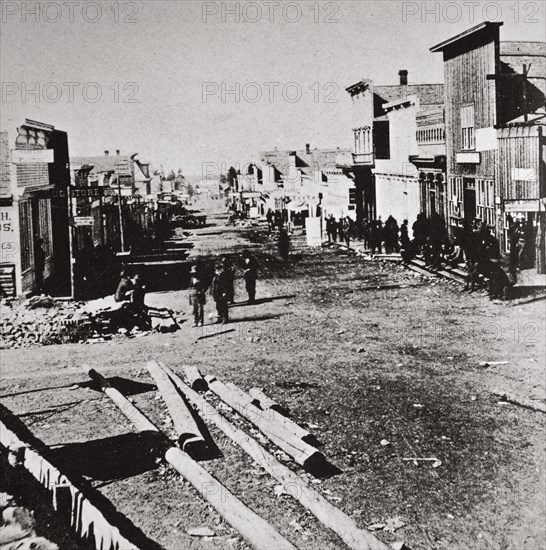 Leadville, Colorado, USA, 1870s. Artist: Unknown