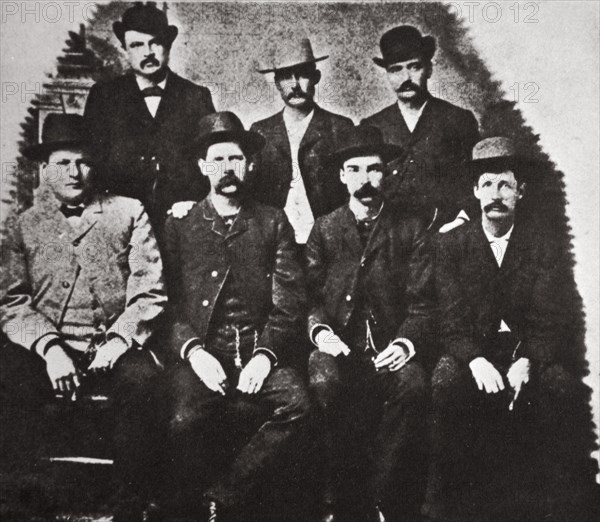 The Dodge City Peace Commission, Kansas, USA, June 1883. Artist: Unknown