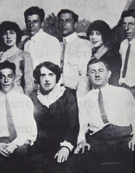 Members of the Lenox Avenue Gang at Coney Island, New York, USA, 1912. Artist: Unknown