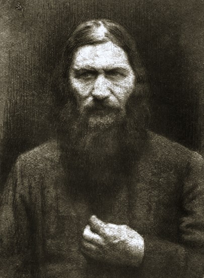 Rasputin, Russian mystic, early 20th century. Artist: Unknown