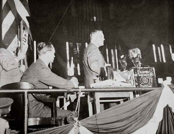 Franklin D Roosevelt at the Democratic Party Convention, Chicago, Illinois, USA, 1933. Artist: Unknown