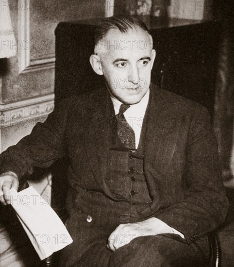 Professor Raymond Moley, American academic and writer, 1930s. Artist: Unknown