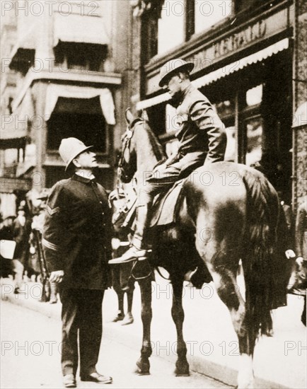 The Boston Police Strike, Massachusetts, USA, September 1919. Artist: Unknown