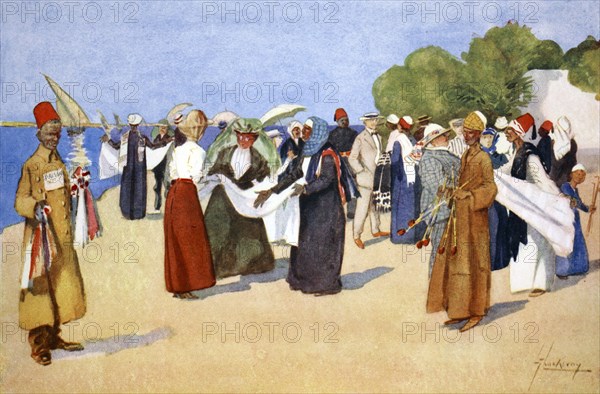 'Bargain Hunting', 1908.  Artist: Lance Thackeray