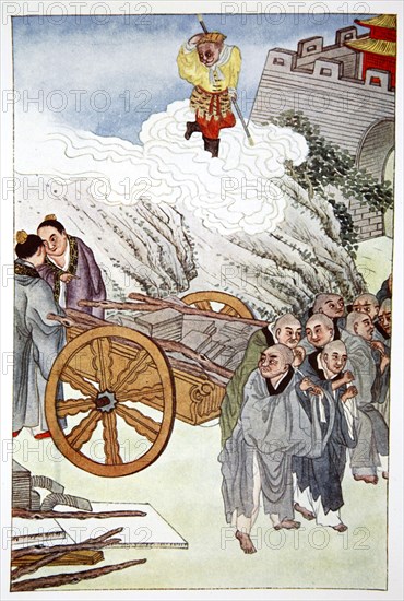 'Buddhists as Slaves in Slow-Carts Country', 1922. Artist: Unknown