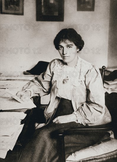 Mabel Tuke, Joint Honourary Secretary of the Women's Social and Political Union (WSPU), c1908. Artist: Unknown