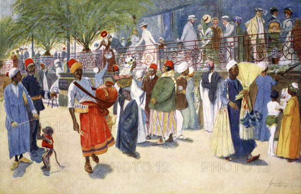 'Cairo Curios, or The Shepheard's Flock', 1908. Artist: Lance Thackeray