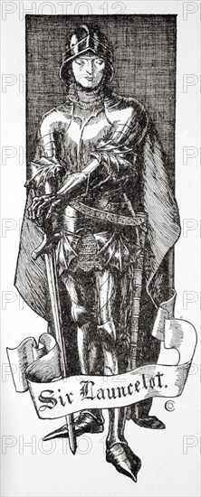 'Sir Launcelot', 1905.  Artist: Dora Curtis