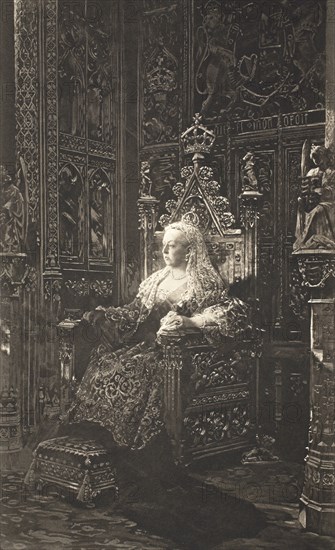 Queen Victoria, 1901.  Artist: Benjamin Constant