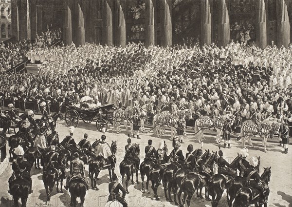 Queen Victoria's Diamond Jubilee, London, 22 June 1897 (1901). Artist: G Amato