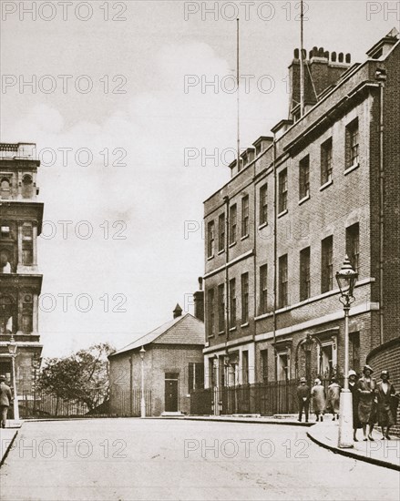 No 10 Downing Street and the Foreign Office, London, 20th century. Artist: Unknown