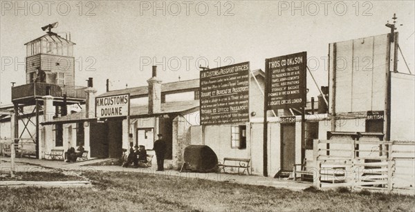 The Customs Office at London Airport, 1925. Artist: Unknown