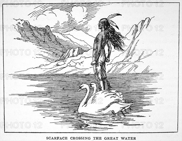 'Scarface Crossing the Great Water', 1925. Artist: Unknown