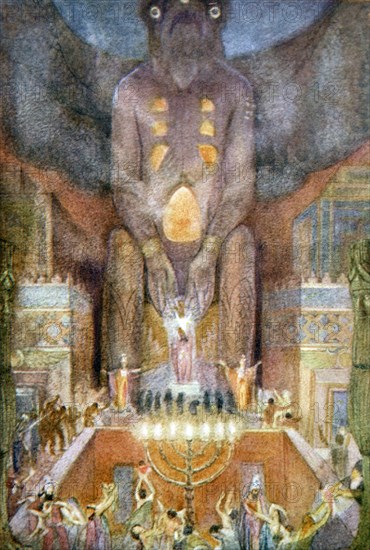 'Sacrificing to Bel', 1916.  Artist: Evelyn Paul