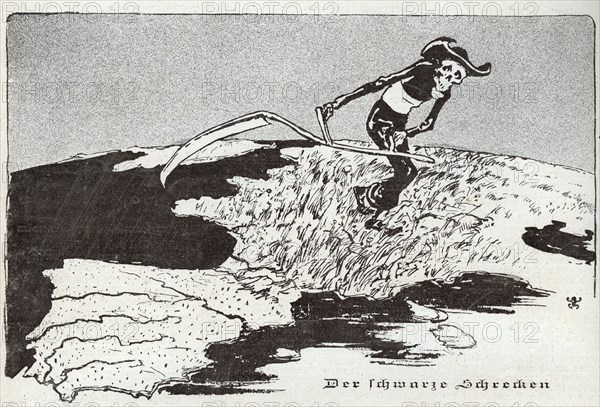 'Der Schwarze Schrecken' ('The Black Terror'), 1898. Artist: Unknown