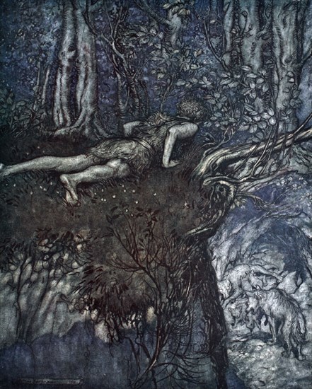 'And there I learnt what love was like', 1924.  Artist: Arthur Rackham