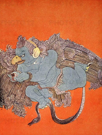 Garuda, 1913.  Artist: Nandalal Bose