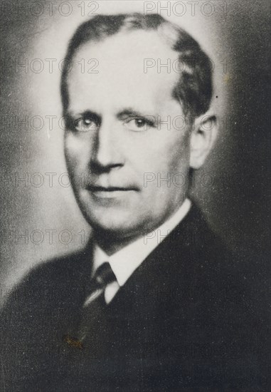 Kurt Schmitt, German Reich Economy Minister, 1933. Artist: Unknown