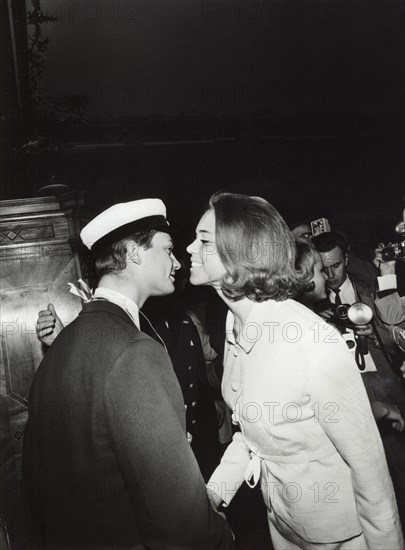 Crown Prince Carl Gustaf of Sweden congratulated by his friends for passing his A levels, 1966. Artist: Unknown