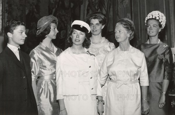 Princess Christina of Sweden celebrates passing her A-levels, 1963. Artist: Unknown