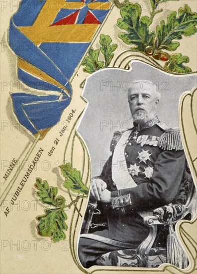 King Oscar II of Sweden and Norway, 1904. Artist: Per-Olof Danielsson