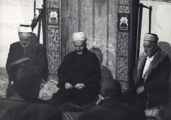 Dervishes in Skopje, Macedonia, Yugoslavia, 1939. Artist: Unknown