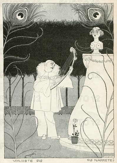 'Verliebte Narretei' ('In Love with Nonsense'), 1898. Artist: Walther Caspari
