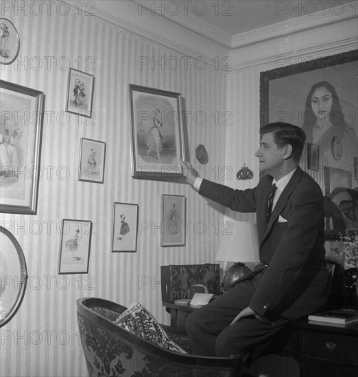 Bengt Häger, founder of the Swedish Dance Museum, Stockholm, Sweden, 1960. Artist: Unknown