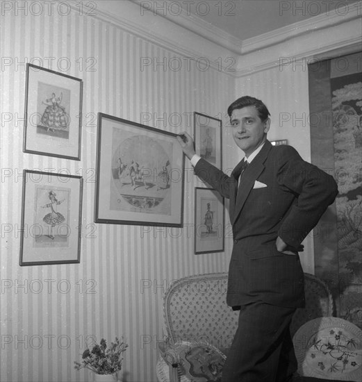 Bengt Häger, founder of the Swedish Dance Museum, Stockholm, Sweden, 1960. Artist: Unknown