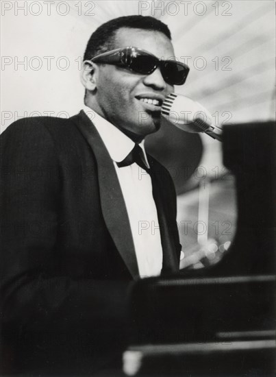 Ray Charles, American musician, Stockholm, Sweden, 1962. Artist: Unknown