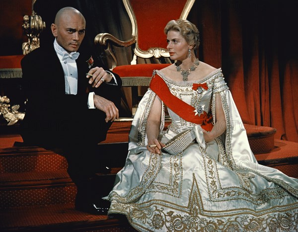 Yul Brynner and Ingrid Bergman in the film 'The King and I', 1956. Artist: Lennart Svenander