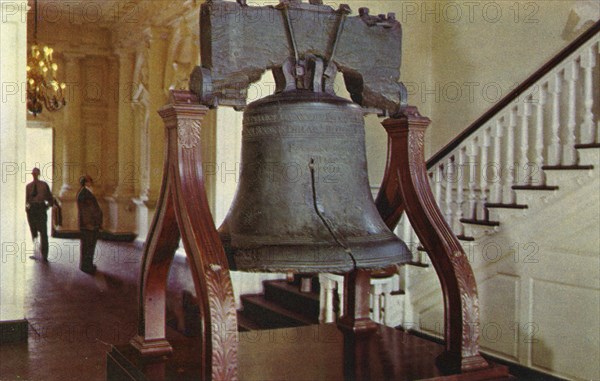 Liberty Bell, Independence Hall, Philadelphia, Pennsylvania, USA, 1953. Artist: Unknown
