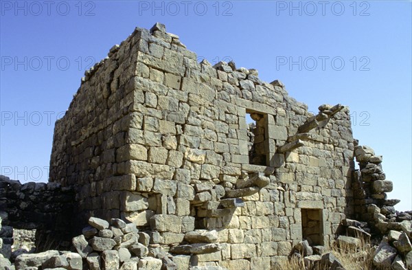 Ruined building, Umm el-Jimal, Jordan.