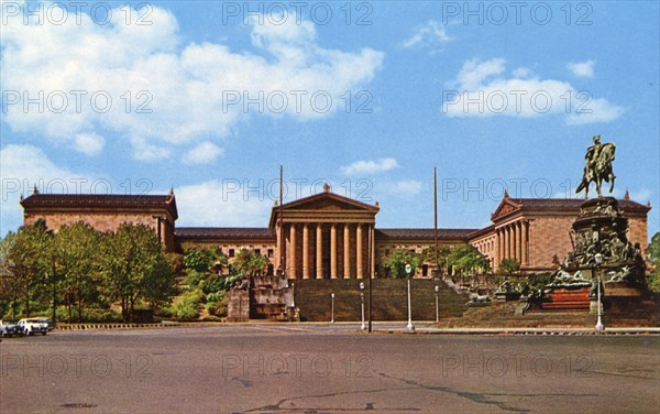 Art Museum, Philadelphia, Pennsylvania, 1955. Artist: Unknown