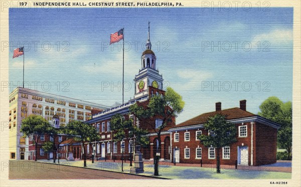 Independence Hall, Philadelphia, Pennsylvania, USA, 1936. Artist: Unknown