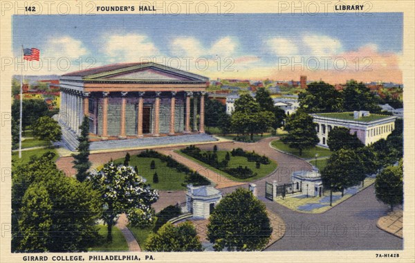 Girard College, Philadelphia, Pennsylvania, USA, 1937. Artist: Unknown