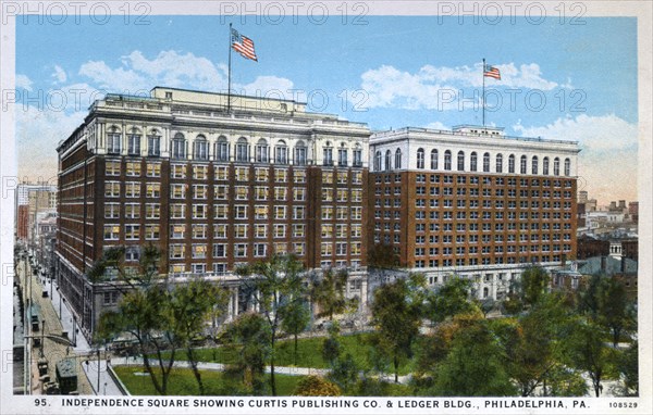 Independence Square, Philadelphia, Pennsylvania, USA, 1926. Artist: Unknown